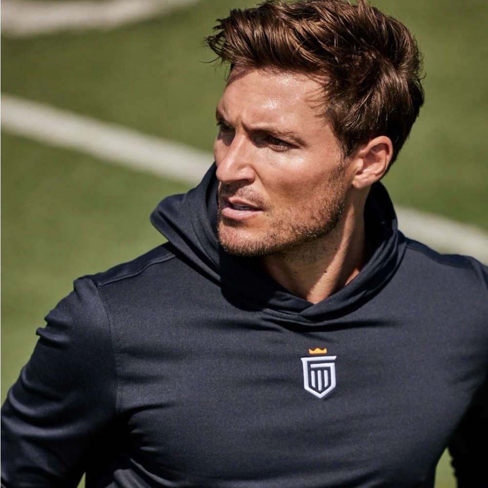 Men's Greatness Wins Core Tech Hoodie - Navy NWT sz M